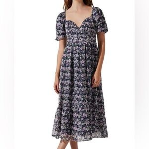 Astr the Label Floral Milk Maid Dress Size Med EUC